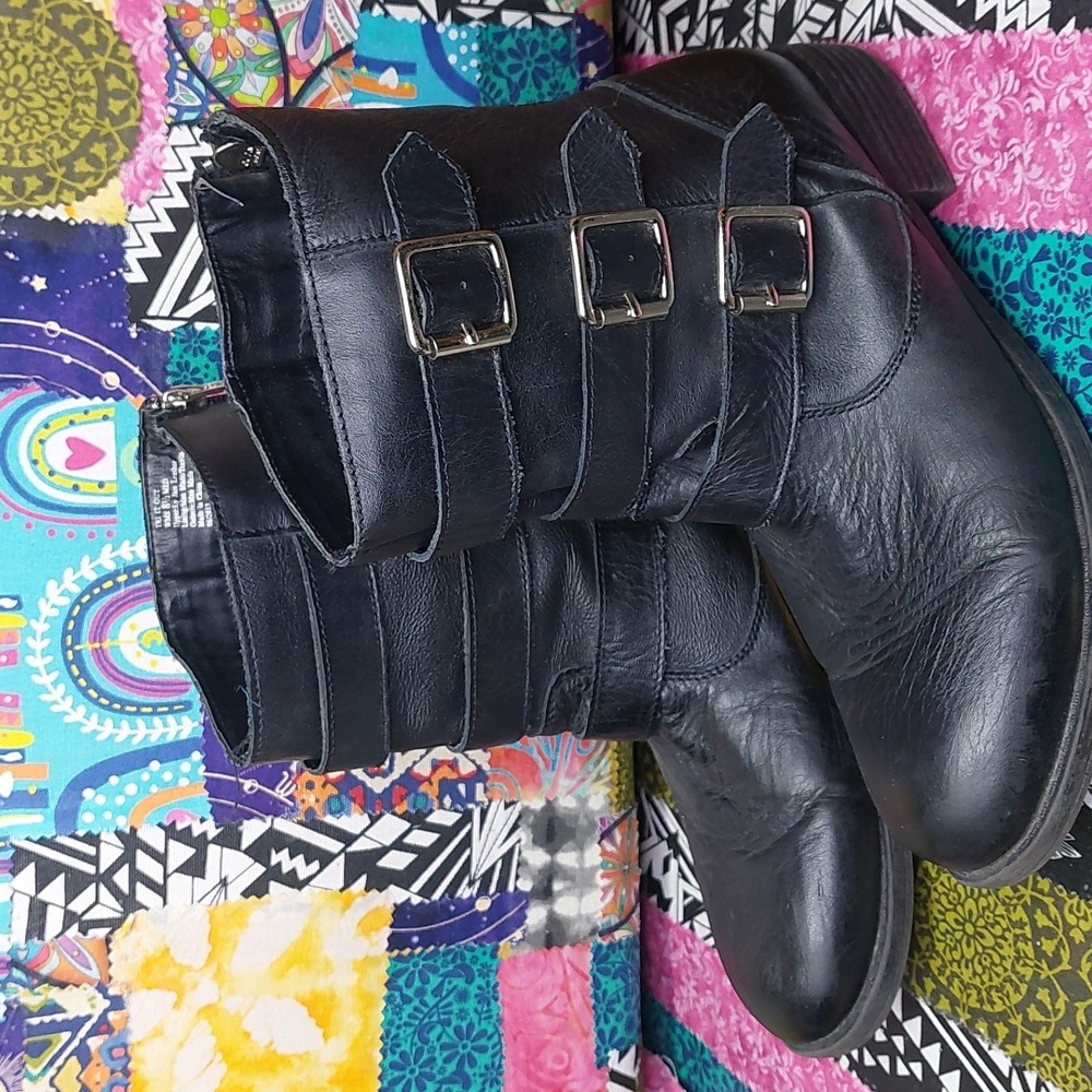 Kenneth Cole Reaction Moto Boots 8.5 - Picture 9 of 9